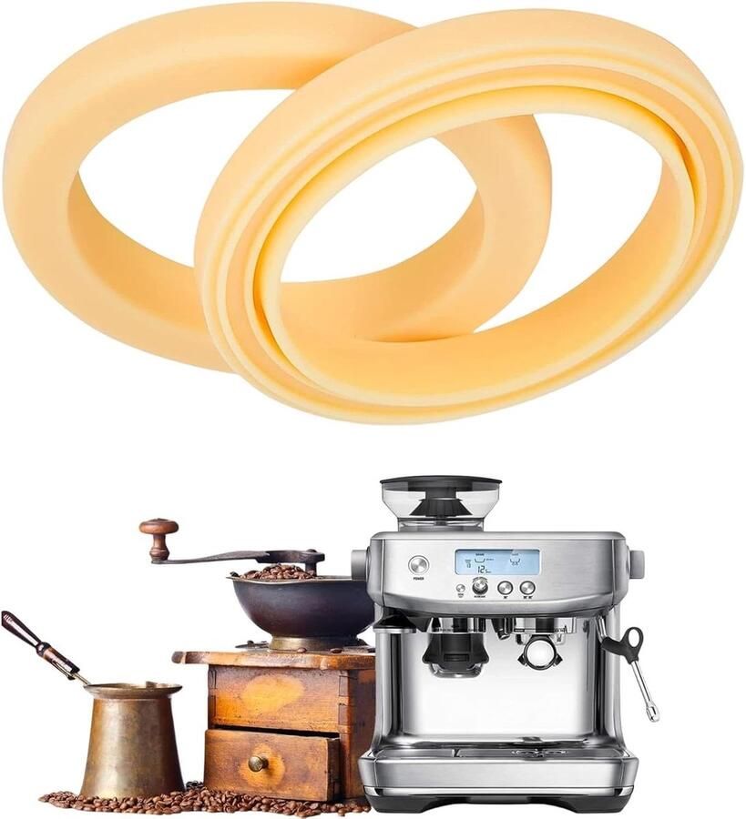 Set van 2 Verzegelringen voor Koffiemachines Voedselveilige Siliconen O-Ringen voor Barista Express en andere Modellen