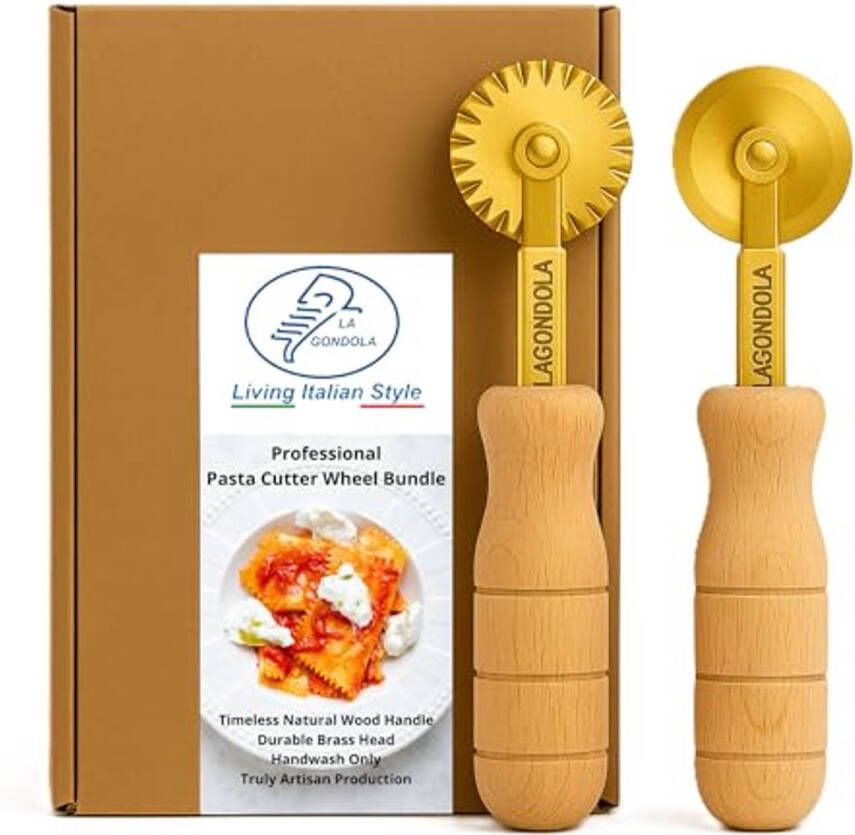 Set van 2 Zelfgemaakte Pastasnijders Voor Perfecte Pasta Thuis