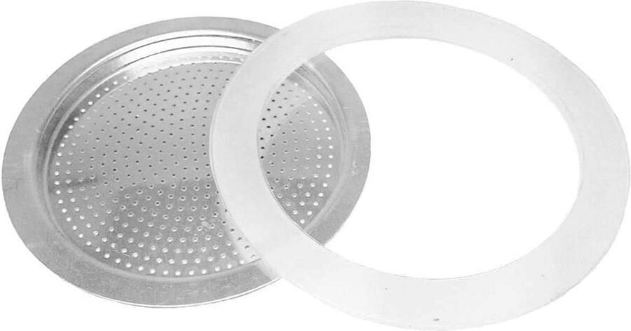 Set van 3 Afdichtingen en Siliconefilter voor Koffiezetapparaat 12 Kops