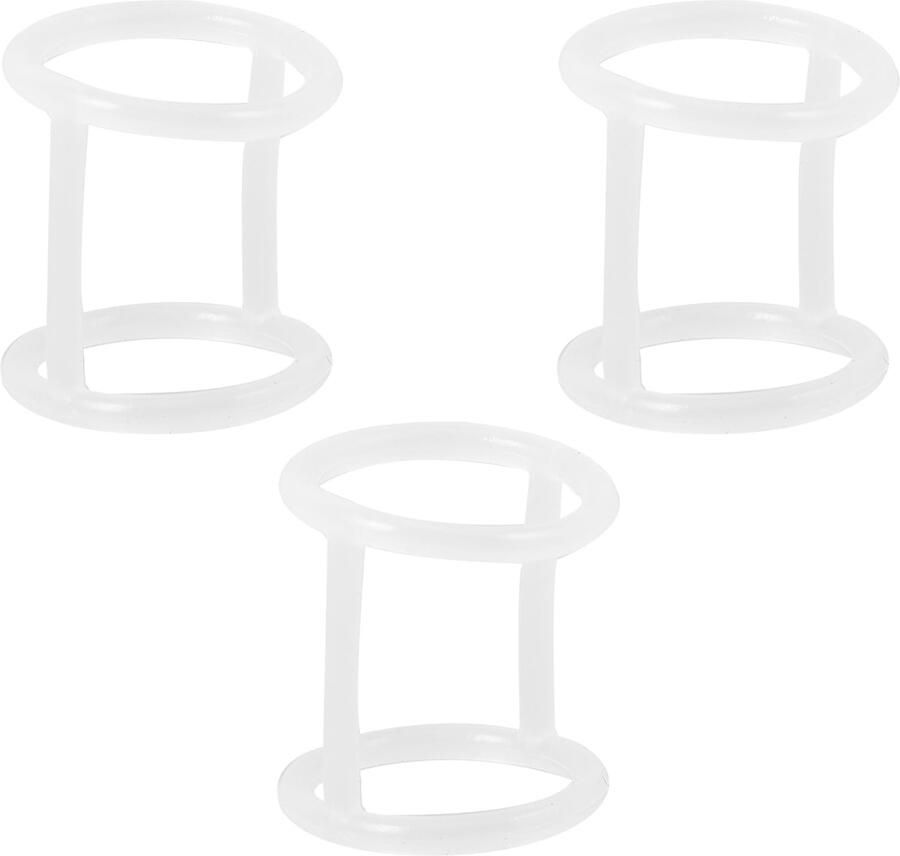Set van 3 afdichtingsringen voor ijsmachine siliconen afdichtingen voor ijsmachine 29 mm buitendiameter voorkomt smaakafgifte gemakkelijk te reinigen