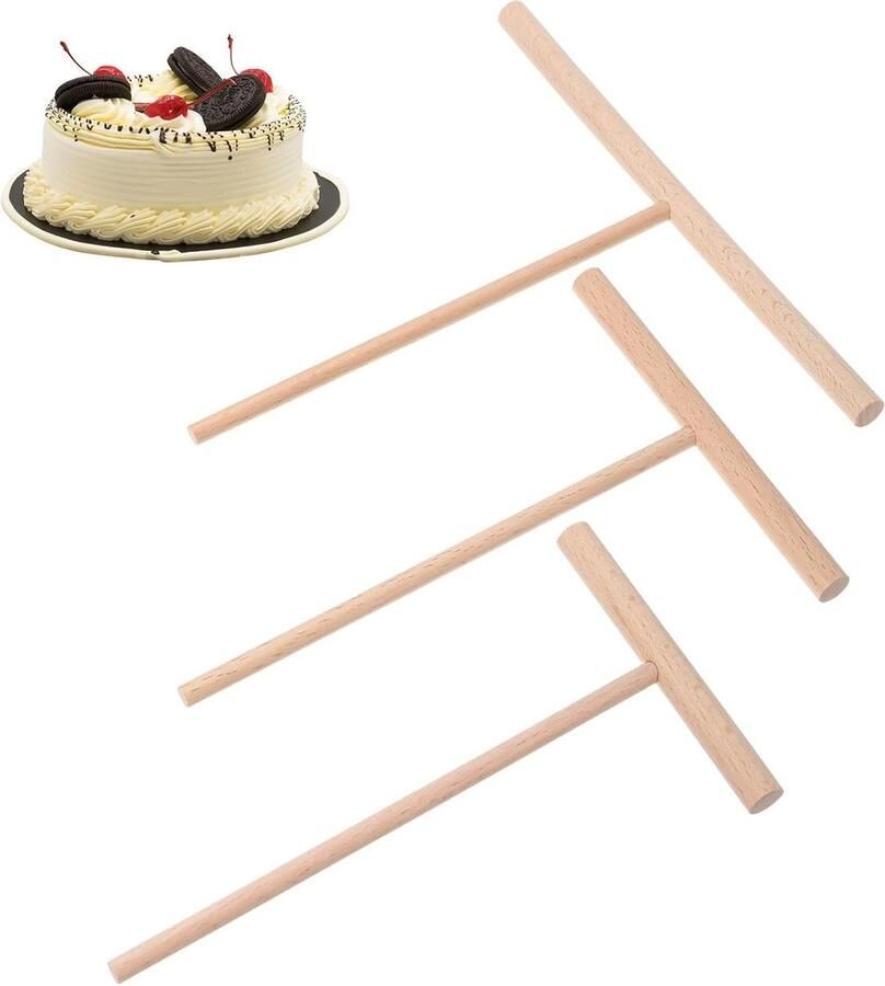 Set van 3 crêpeverdelers voor perfecte pannenkoeken pannenkoekenaccessoires en bakgereedschap