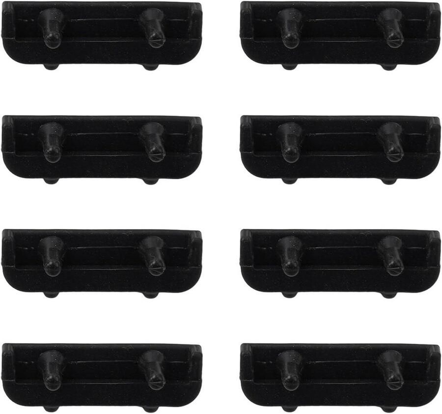 Set van 3 of 8 Universele Siliconen Beschermdoppen voor Airfryer en Grillpan Krasvrij