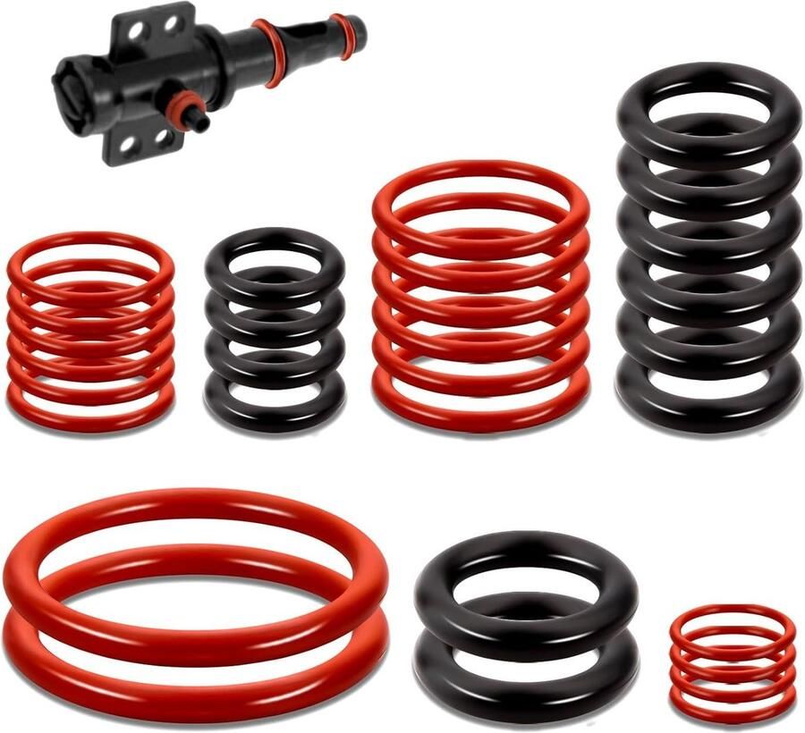 Set van 30 Sealing Rings voor Koffiemachines Compatibel met Philips Saeco Onderhoudsset voor Steekventiel Stoomventiel en Uitloopventiel Duurzame Siliconen O-Ringen