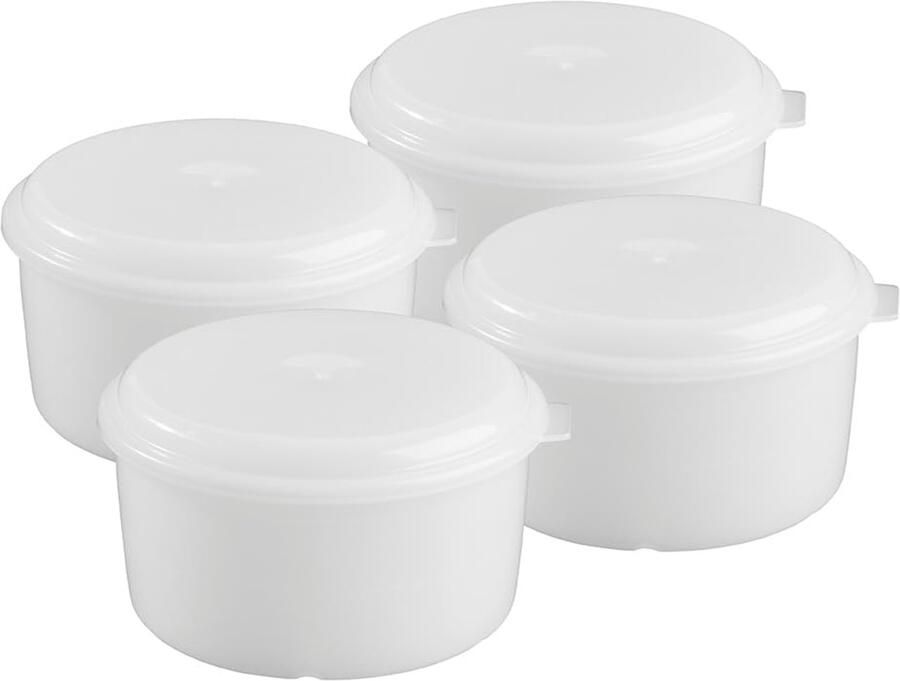 Set van 4 ijshouders met deksel compatibel met reserveonderdeel voor 91552 geschikt voor: 42905 ijsmachine