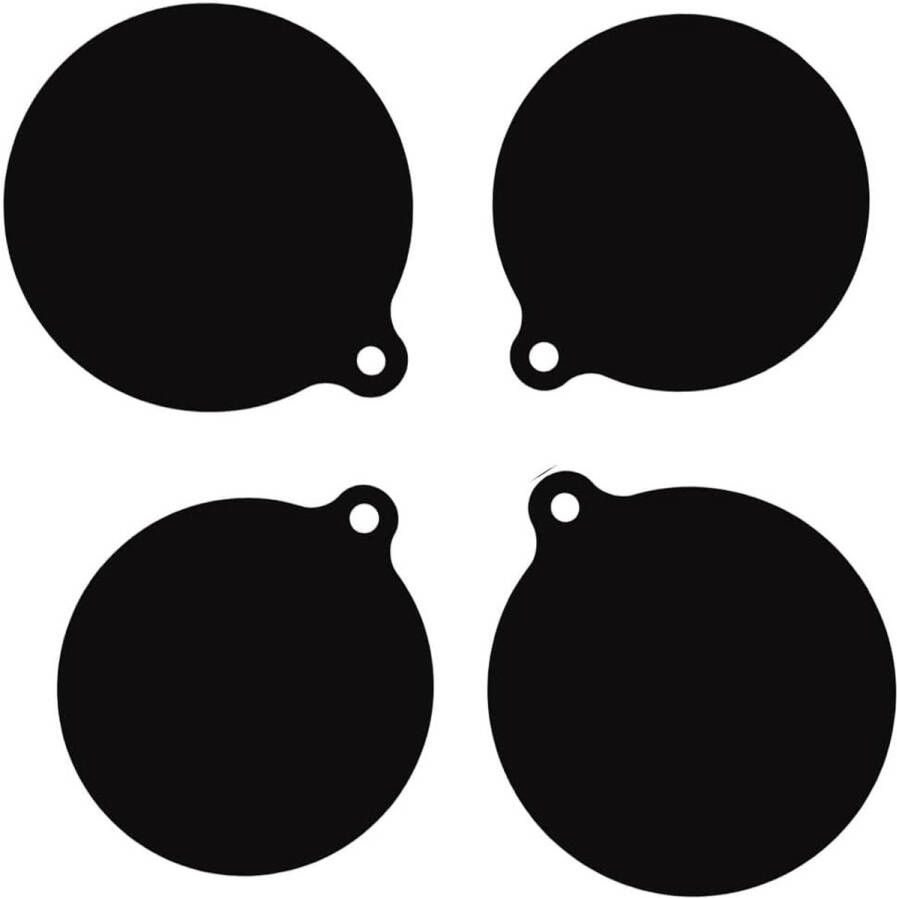 Set van 4 inductiekookplaten beschermmat voor elektrische inductiekookplaten kookplaathoes voor inductiekookplaat hittebestendig tot 230 °C kookplaathoes en onderzetter Keukengerei 22 cm+24 cm