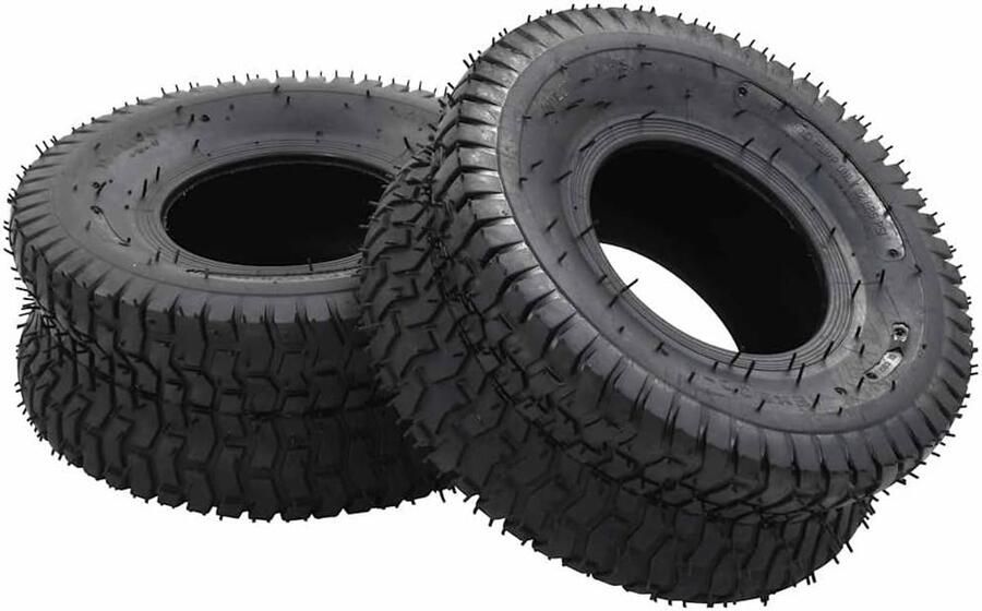 Set van 4 kruiwagenbanden 15x6.00-6 4PR reservewiel rubberen wiel