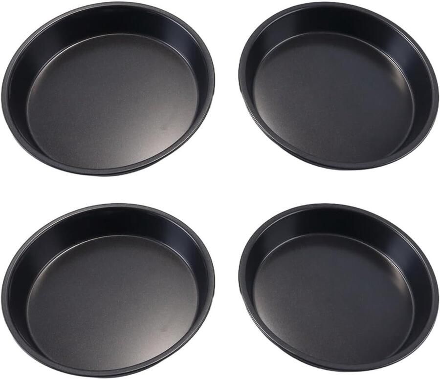Set van 4 ronde pizza bakplaten van 16 7 cm Ideaal voor pizza's taarten en gebak