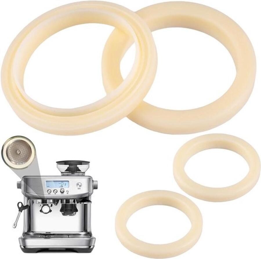 Set van 4 silicone stoomringen van 54 mm voor espressoapparaten en Barista Express Groep dichtingsringen voor koffiezetapparaten
