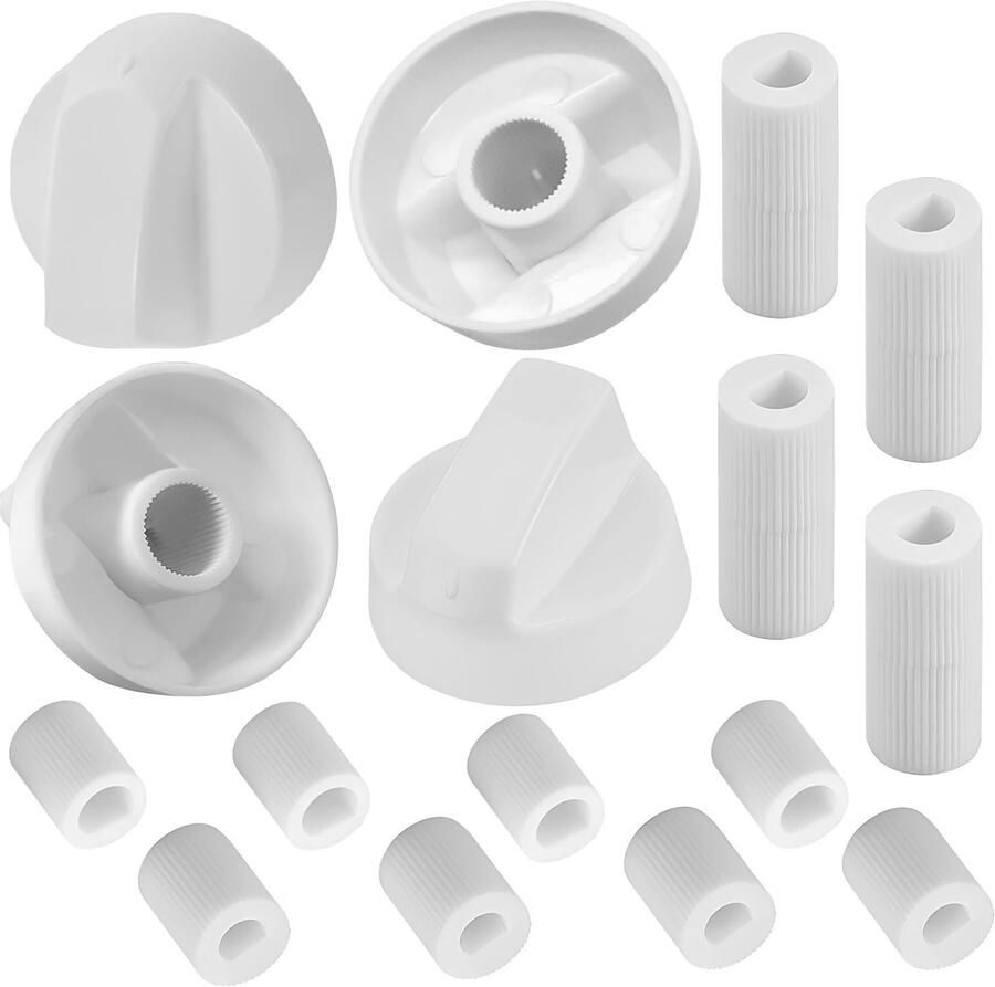Set van 4 Universele Fornuis Knoppen met Adapters
