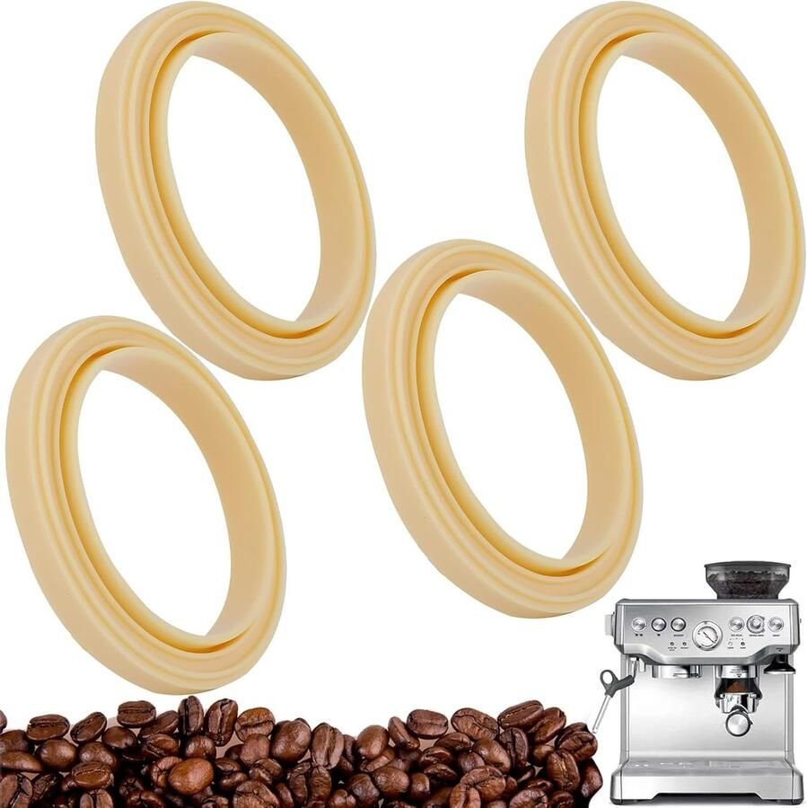 Set van 4 Vervangende Zegelringen voor Espresso Machine Geschikt voor Modellen zoals BES875UK SES875BKS en SES875BTR2GUK1 Ideaal voor Koffieliefhebbers en Barista's