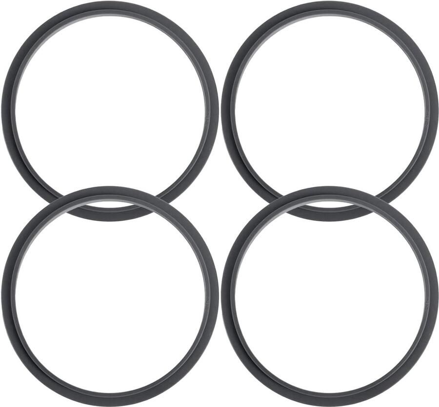 Set van 4 Herbruikbare O-Ringen voor Mixers Waterdichte Siliconen Sealing Ringen Vervangingsonderdelen voor Agitator en Blender Accessoires