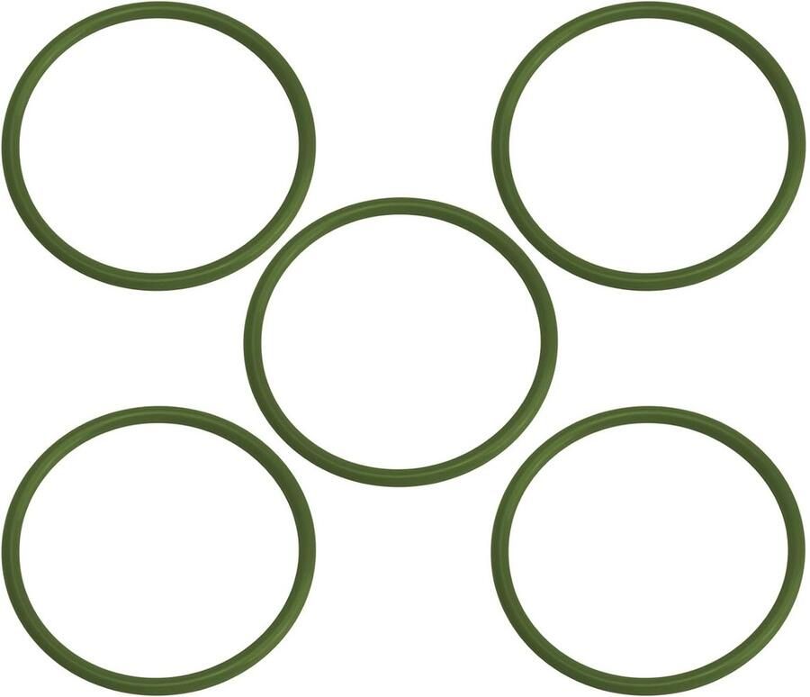 Set van 5 Fluorocarbon O-Ringen voor Koffiemachine 58 x 51 x 3.5 mm Geschikt voor Thermoblock en Quickmill Koffiezetapparaten