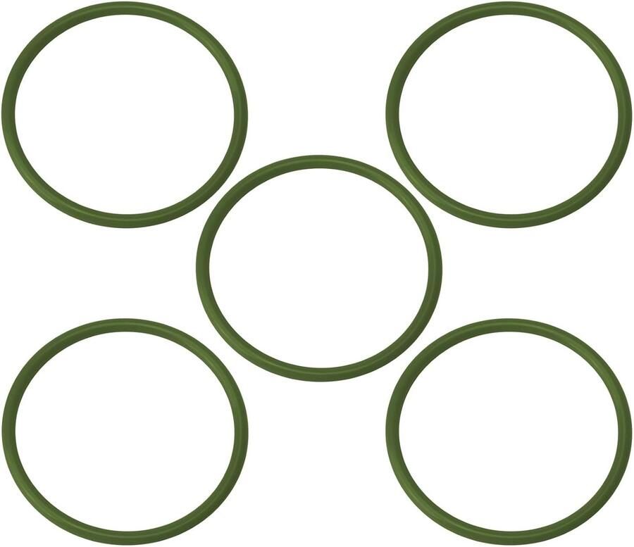 Set van 5 Fluorocarbon O-Ringen voor Koffiemachines 58 x 51 x 3.5 mm Duurzaam en Waterdicht voor Thermoblok Systemen