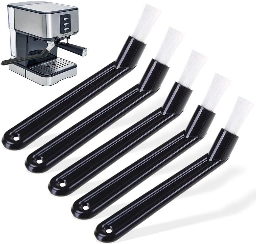 Set van 5 koffiereinigingsborstels voor espresso machines koffiemolens en keukenaccessoires