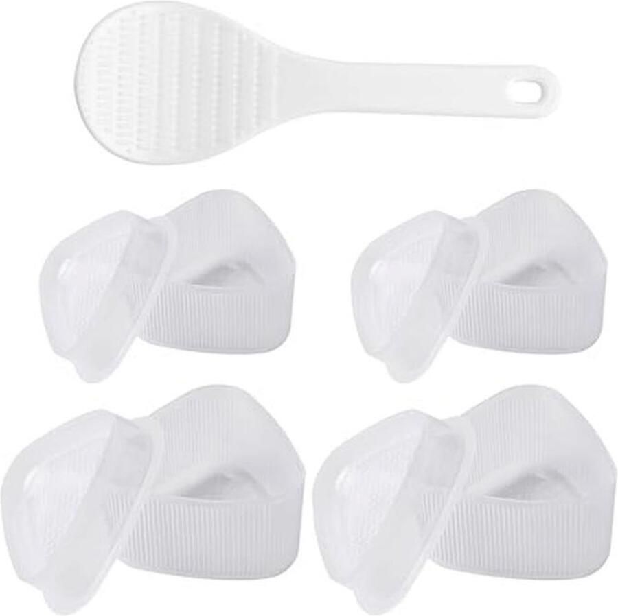 Set van 5 onigiri rijstbalvormen voor sushi Doe-het-zelf bento vormen voor rijstballen