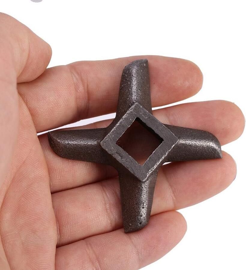 Set van 5 Professionele Stalen Messen voor Vleesmolen Vervangingsonderdelen Maalschijven