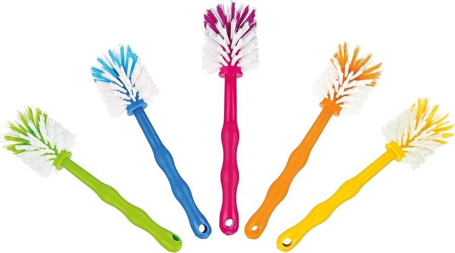 Set van 5 spoelborstels voor Thermomix Reinigingsborstel voor mixers robuuste borstel met nylon borstelharen