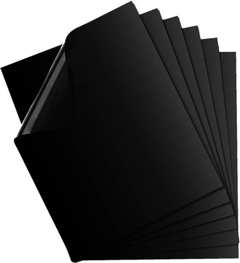 Set van 6 Grillmatten voor BBQ en Oven Herbruikbaar tot 260 °C Ideaal voor Vlees Vis en Groenten Antiaanbaklaag en Makkelijk te Reinigen - Foto 2