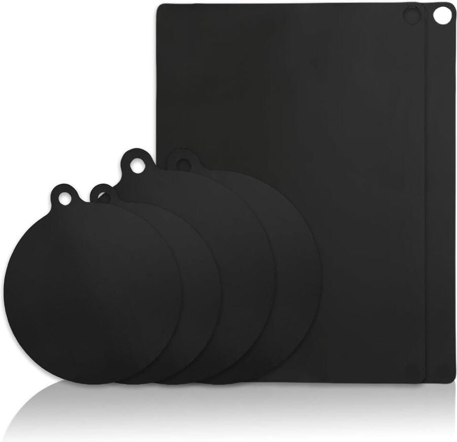 Set van 6 hittebestendige inductiebeschermingsmatten – Antislip silicone kookplaat afdekking voor optimale bescherming