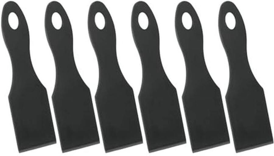 Set van 6 hittebestendige racletteschuivers zonder merk