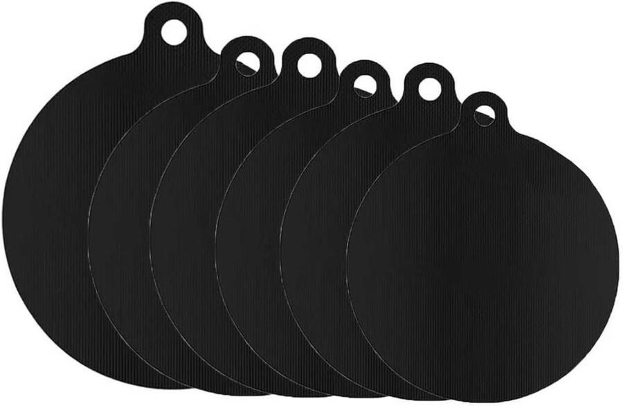 Set van 6 inductiekookplaat beschermmatten hittebestendig tot 300 °C kookplaat bescherming kookoppervlak bescherming inductiekookplaat accessoires