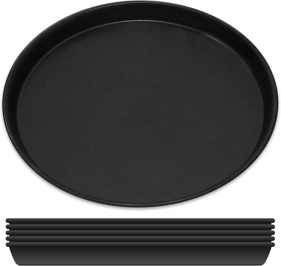 Set van 6 Pizza Bakplaten Ø 30 cm Rond Hittebestendig tot 400 °C