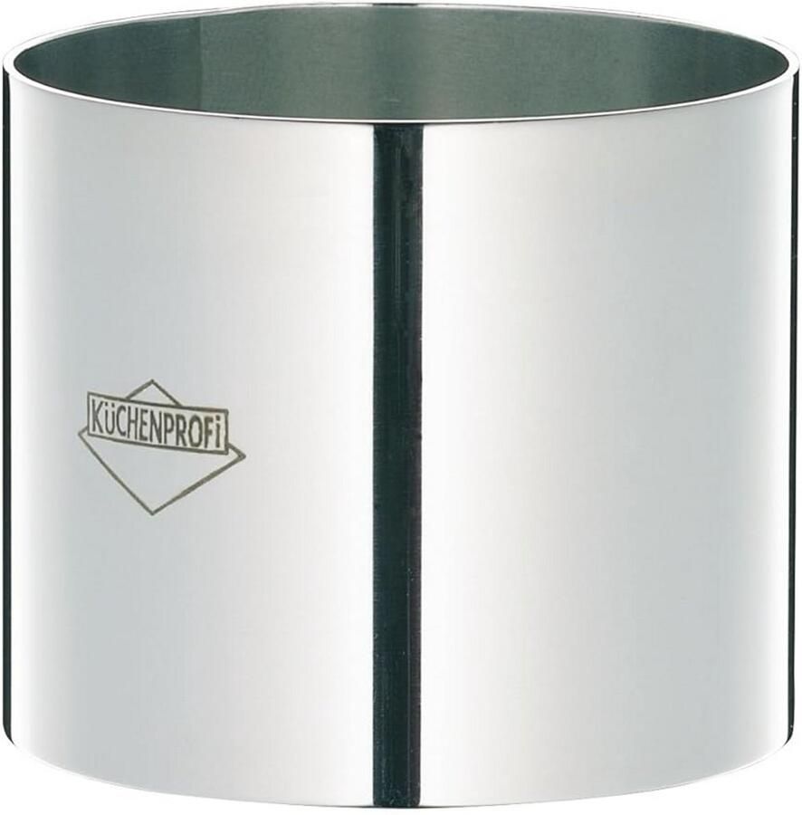 Set van 6 RVS Dessertringen Perfect voor Mousse en Gebak