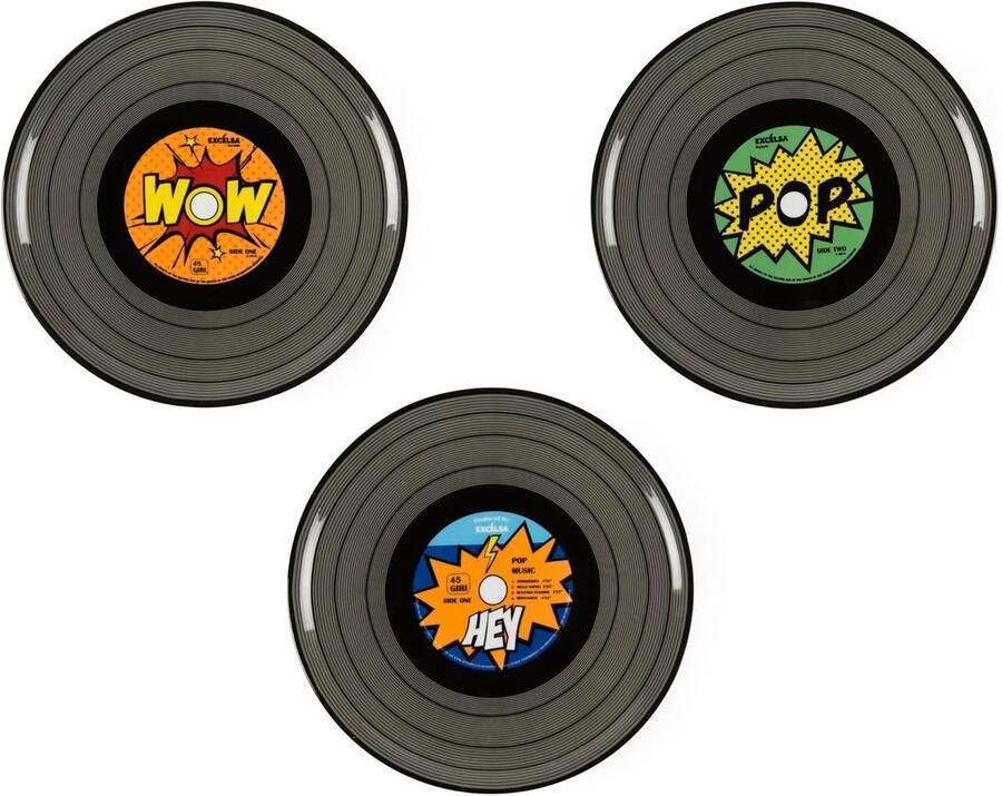 Set van 6 Witte Porseleinen Pizzaborden (31 cm) Vaatwasser- en Magnetronbestendig