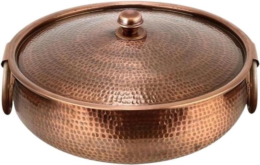 Shabu Pot Fondue Pan Gezellig Eten Traditioneel Chinees 32 cm Koper