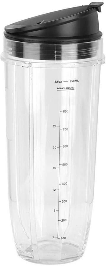 Shopcentral Vervangingsonderdelen Blender Cup en Deksel Kit 18oz 24oz 32oz Veilig en Duurzaam Geschikt voor Blender Fdit