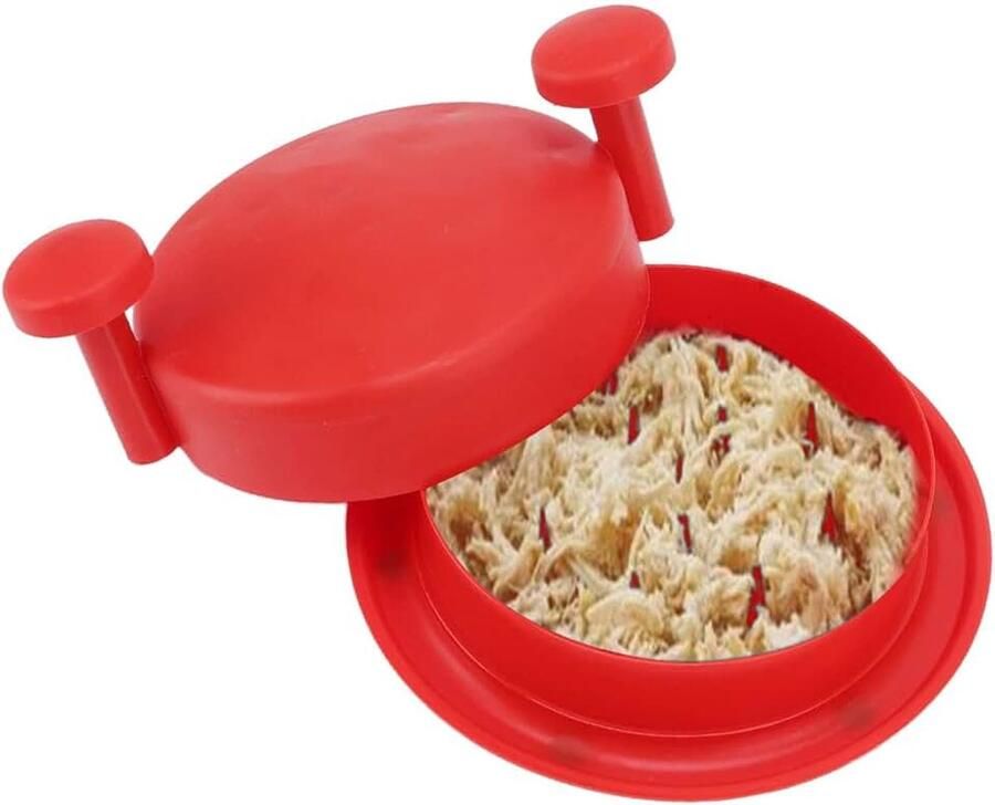 Shredder Tool Multipurpose Chicken Grinder Vleesversnipperaar voor Groenten Pulled Pork Beef Chicken (Rood)