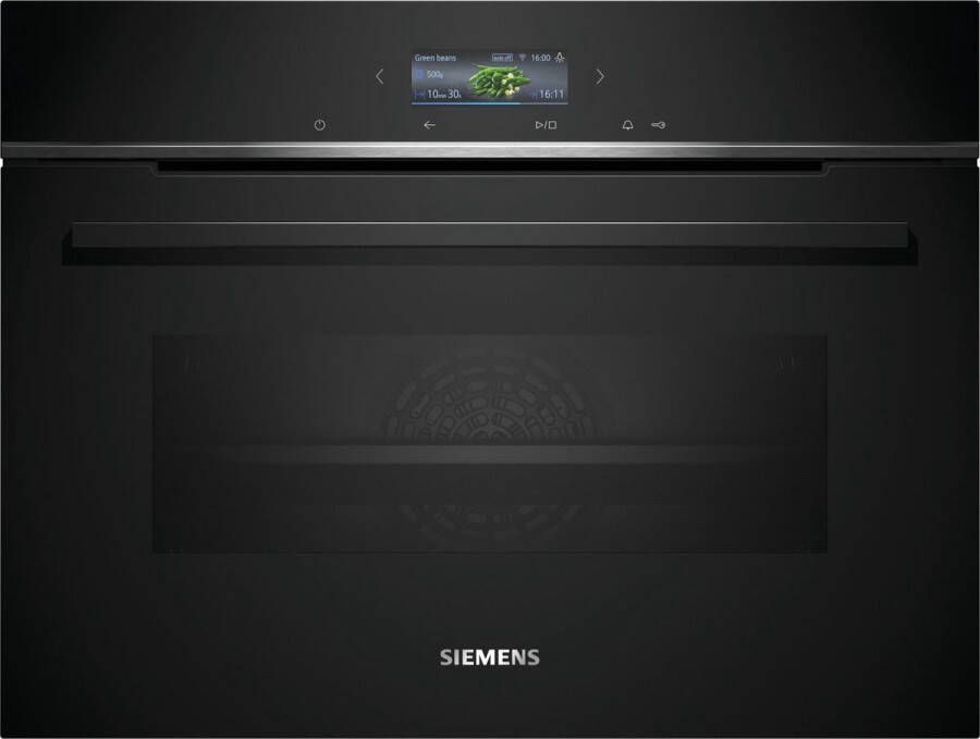 Siemens CB734G1B1 iQ700 Compacte oven 60 x 45 cm Zwart