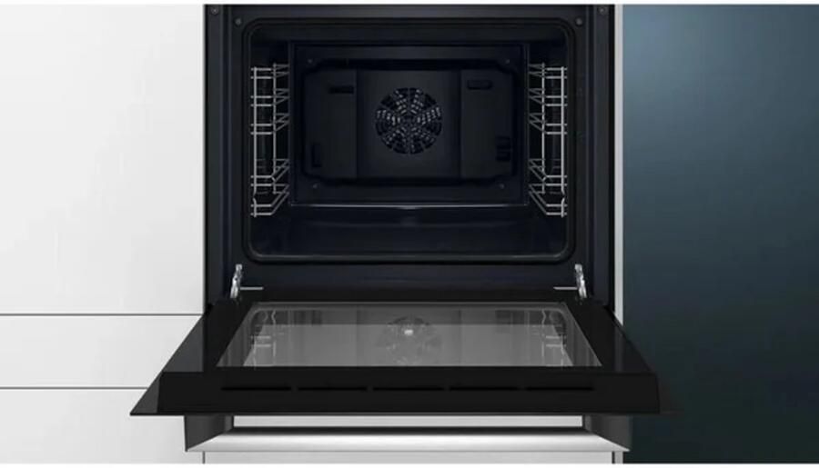 SIEMENS Set || Inbouw Fornuis Oven & Kookplaat 66L 3D Hetelucht Plus 4 Kookzones 60CM EQ110KA0Z