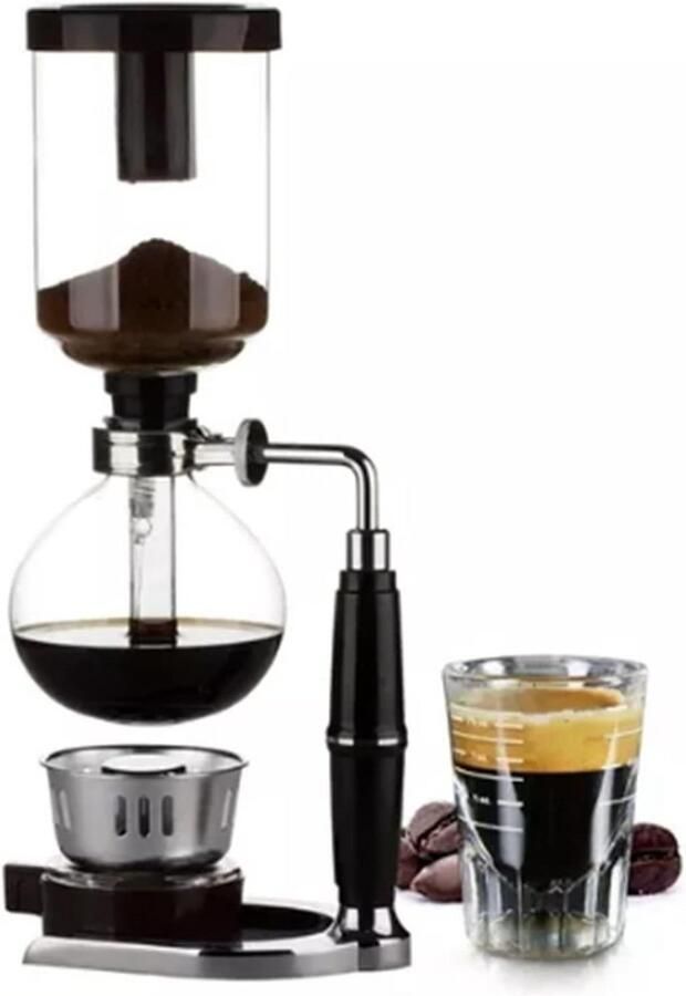 Sifontype Koffiezetapparaat Glas Druppel Brouwer voor Thuis en Kantoor