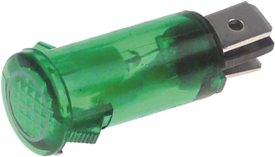 Signaallamp Friteuse Indicatielampje Groen Status Weergeven Platte Stekker 12 mm Diameter Groen - Foto 1