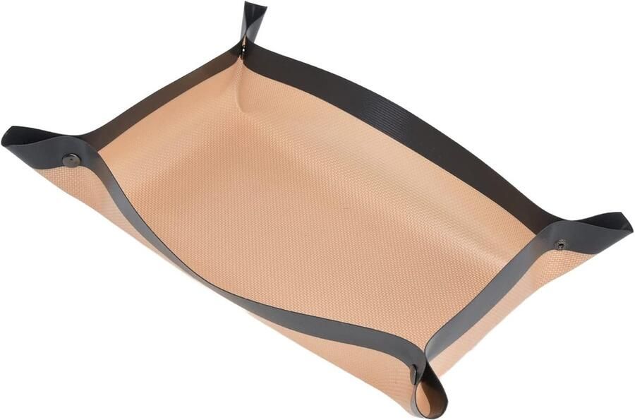 Silicone Bakmat Ovenliner Deegmat Bakken en Koken Antiaanbak Hittebestendig 46x1 cm Grijs Geel