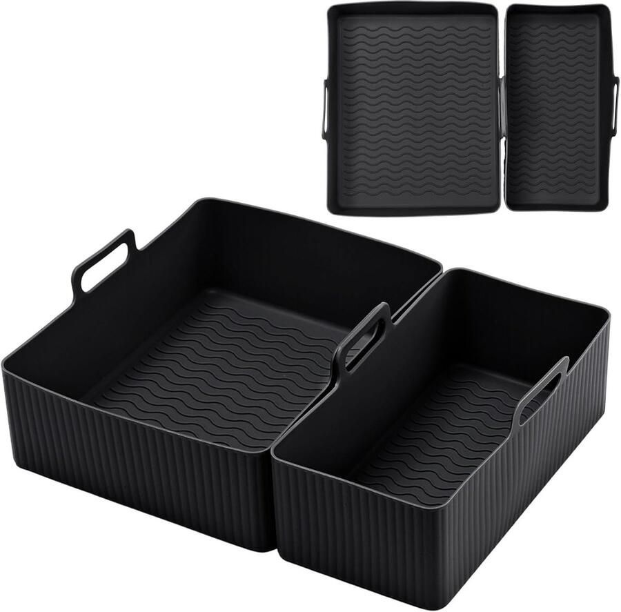 Silicone Bakmatten en Air Fryer Liner Set Multifunctionele Oven Accessoires