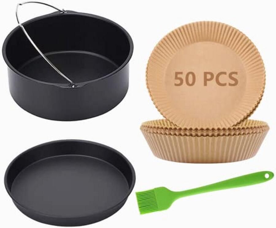 Silicone Eierschalenvorm Set voor Instant Pot 5-delige Accessoire met Stoomrek en Hittebestendige Handvaten