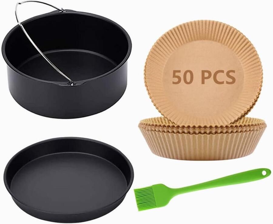 Silicone Eierschalenvorm Set voor Instant Pot 5-delige Accessoire met Stoomrek en Hittebestendige Handvaten