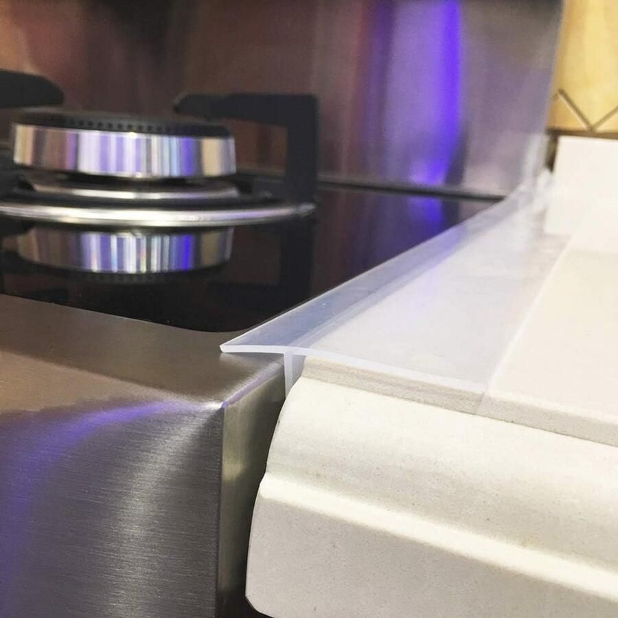 Silicone Kookplaat Tussenruimte Beschermers 25 Inch Set van 2