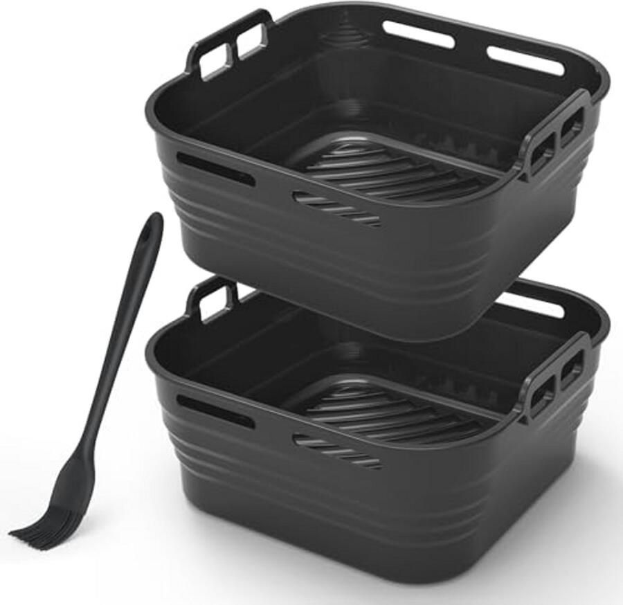 Silicone Pot voor Airfryer Herbruikbare Pan Liners en Accessoires voor Heteluchtfriteuse