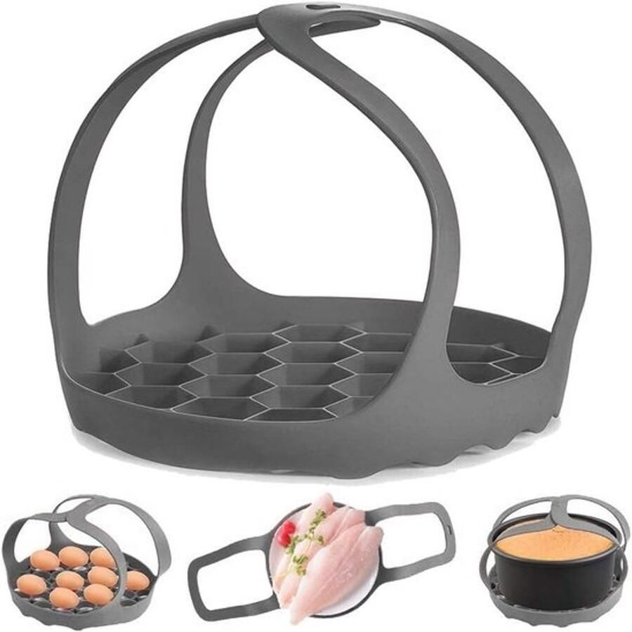 Silicone Pressure Cooker Sling voor 6 Qt 8 Qt Multifunctioneel Bakvorm en Eierstomer