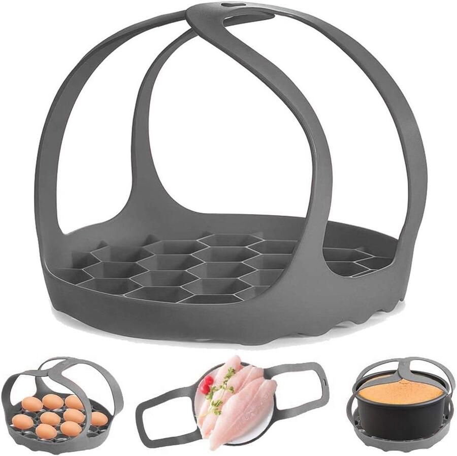 Silicone Pressure Cooker Sling voor 6 Qt 8 Qt Multifunctioneel Bakvorm en Eierstomer