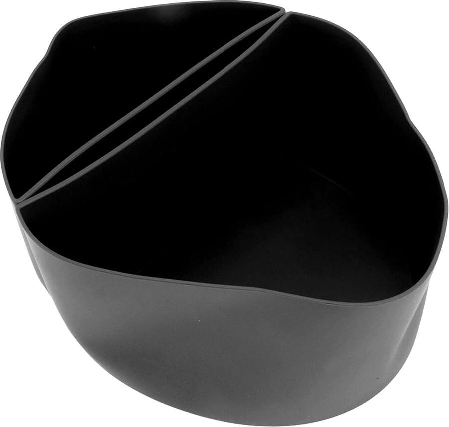 Silicone Slow Cooker Liner Herbruikbare Voering Twee Maaltijden Bereiden Lekvrij Ontwerp 2 Stuks Zwart