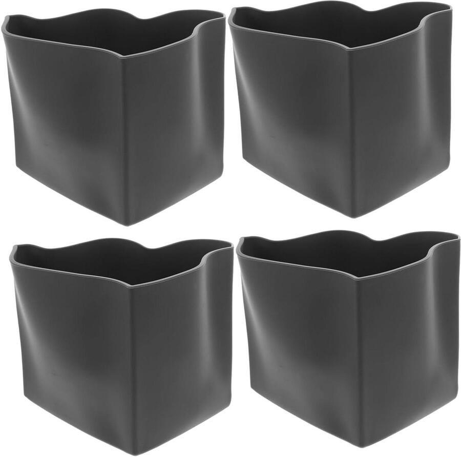 Silicone Slowcooker Liner Inzetstuk Pot Voering Meerdere Gerechten Koken Antiaanbak Oppervlak 25x20x11 cm Zwart