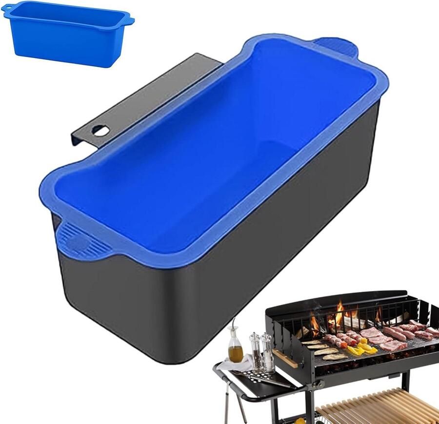 Silicone Vetopvangbakje Herbruikbare Olie Pan Grillen en Koken Hittebestendig Materiaal 129 x 77 x 1 cm