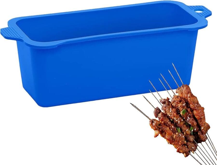 Vetvanger Bakplaat Vet Opvangbakje Barbecue Schoonhouden Hittebestendig Siliconen 21.5 x 8.8 x 7.2 cm Grijs