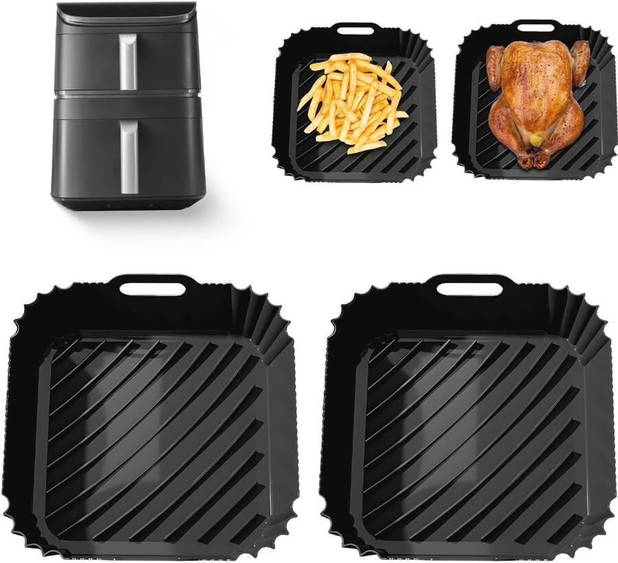 Silicone Vorm voor Hete Friteuse Accessoires Geschikt voor 10 8L en 6 5L 4 3L Airfryers