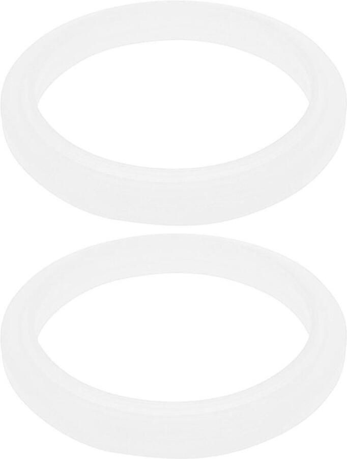 Siliconen Afdichting O-Ring Uitloop Hoofd Pakking Seal Koffiemachine Accessoires Delonghi Dedica EC680 EC685 Compatibel Wit 2 stks Onderdelen