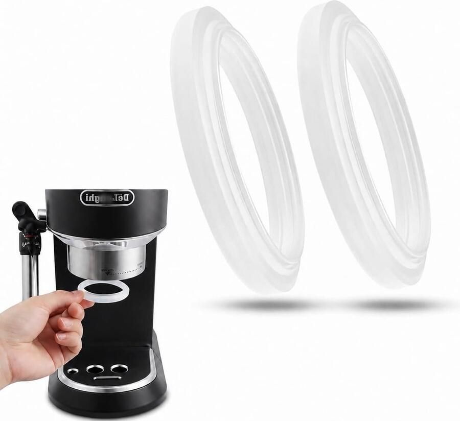 Siliconen Afdichtingen Koffiezetapparaat Zetgroep Ring Set Espresso Maken Voedselveilig Duurzaam Materiaal Ø47mm Zwart